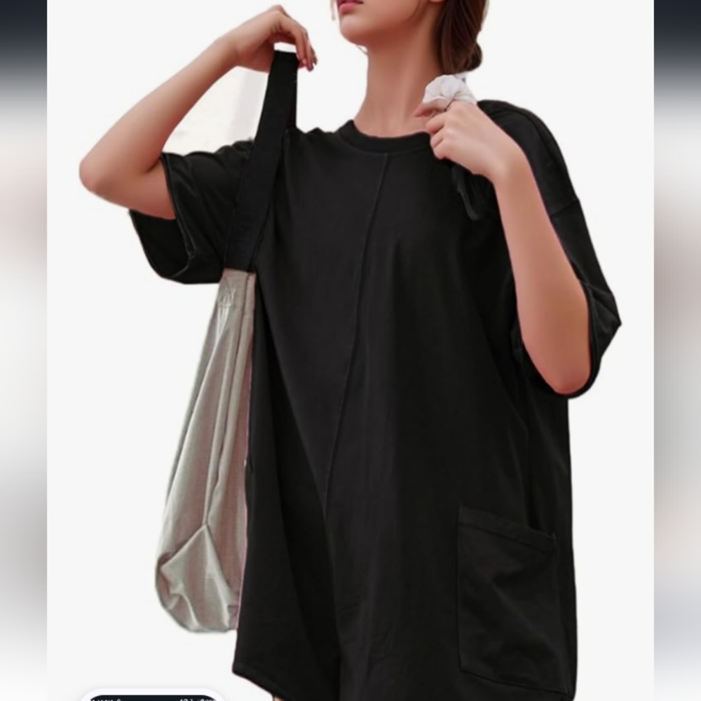 Black V-Neck Romper Wear 2 Ways‎